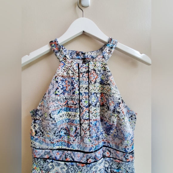 Parker Brady Fit & Flare Dress Multi Medium - Picture 8 of 10